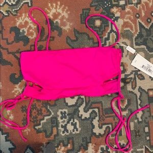 FRANKIES BIKINI LONDON TOP NWT MEDIUM
